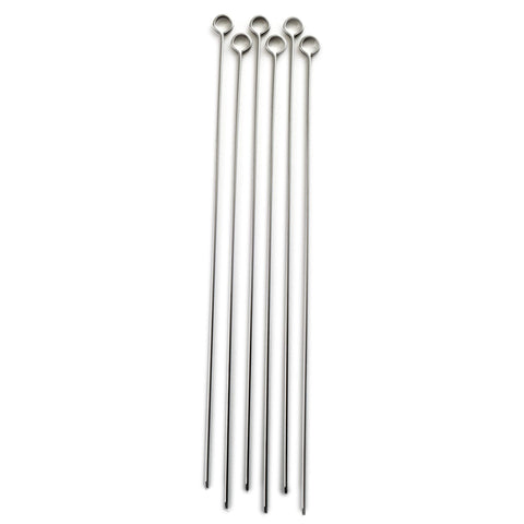 Norpro set of six skewers for versatile grilling options