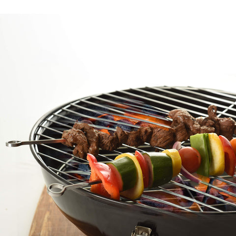 Norpro skewers rounded top easy grip and hanging storage