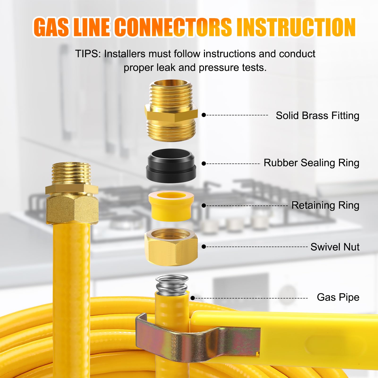 Indoor/outdoor ready tubing for versatile gas appliance setups