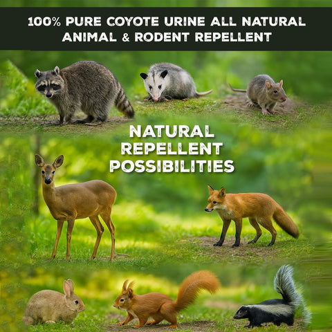 North American Trapper coyote urine safety label indicates not for human consumption.