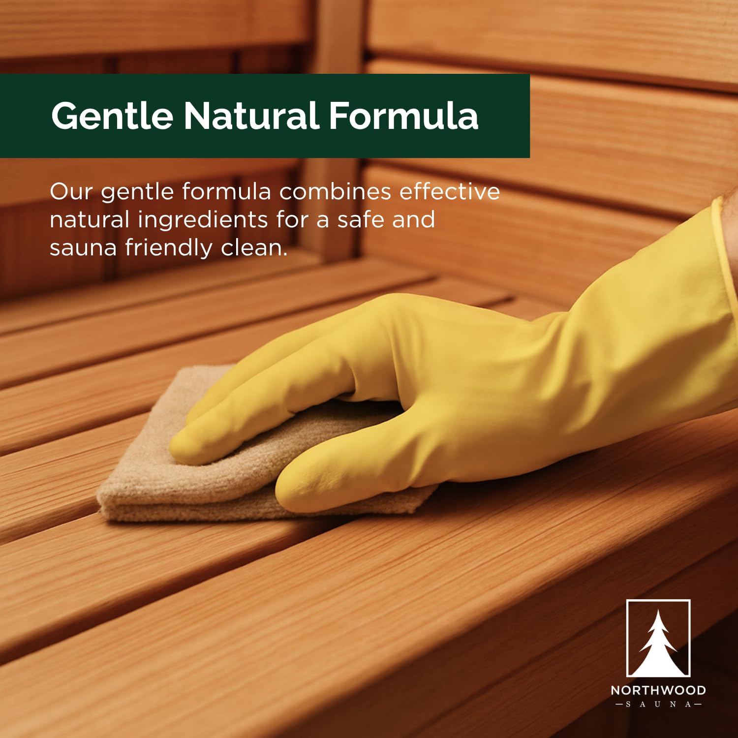 Northwood Sauna after-clean deodorized scene showing fresh sauna environment.