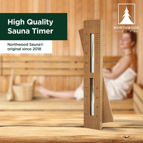 Handmade craftsmanship ensures a durable sauna accessory