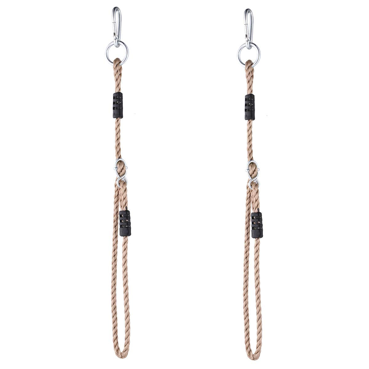 NOSTIFY heavy-duty nylon rope straps with 59-inch extension for quick, secure outdoor swings.