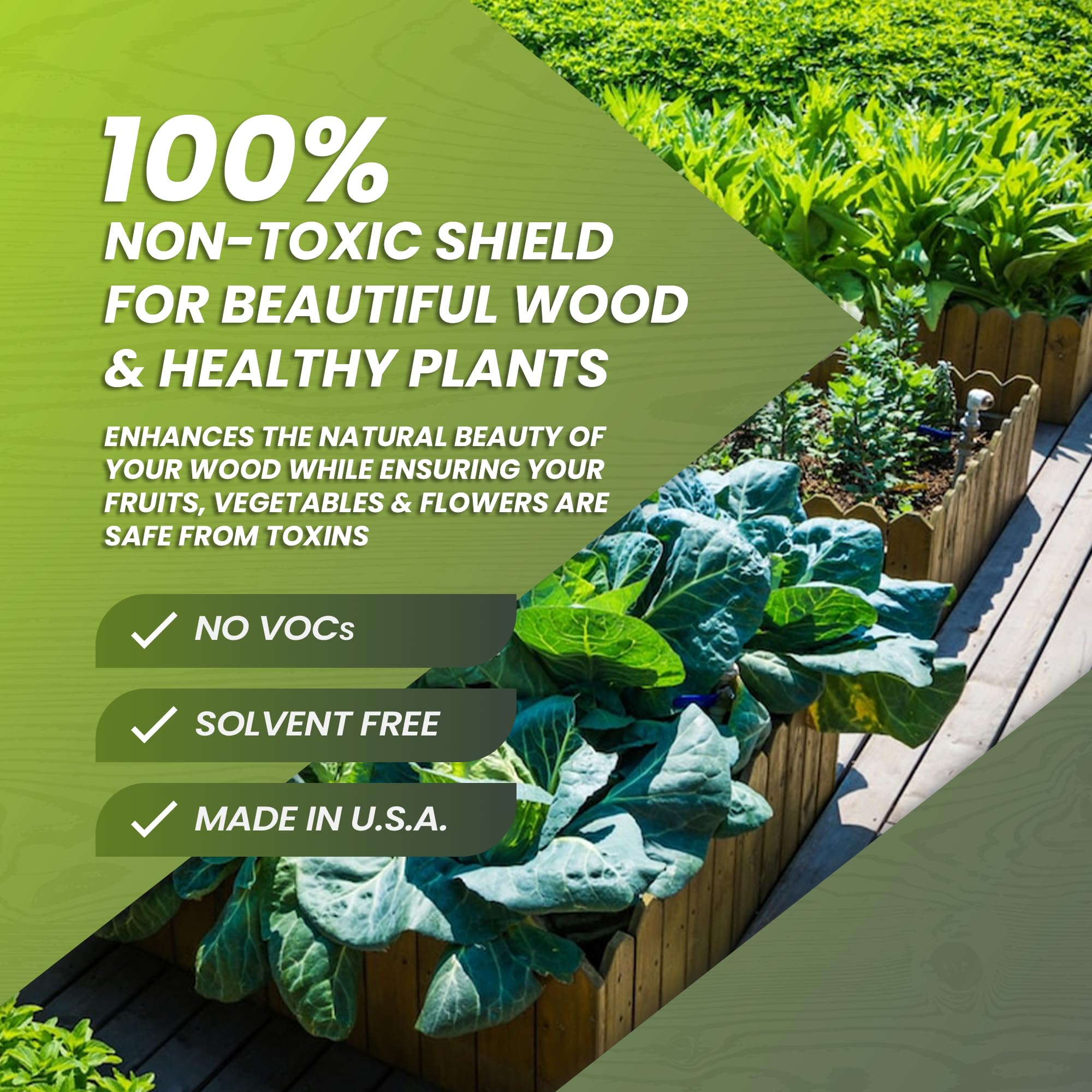 Not Rocket Sciences food safe sealant shows FDA safe ingredients for plants