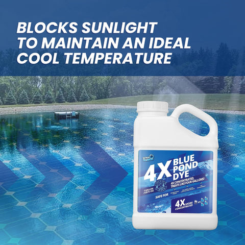Not Rocket Sciences lake shade colorant reduces sunlight exposure on water surface