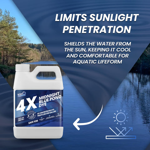 Not Rocket Sciences pond dye supports fish and wildlife-friendly water.