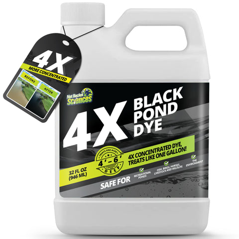 Not Rocket Sciences pond dye bottle pour for quick edge application and instant color boost.