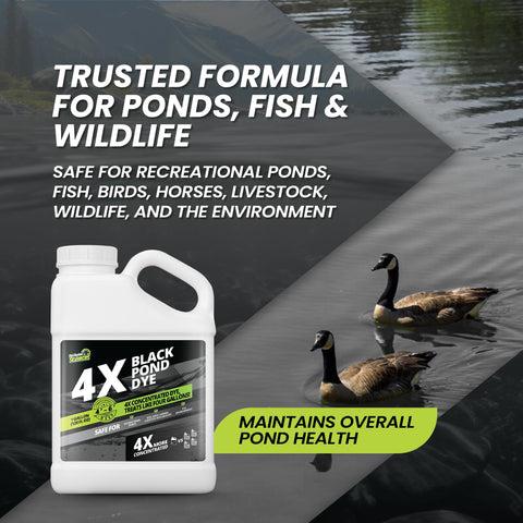 Not Rocket Sciences pond dye application enables simple monthly maintenance.