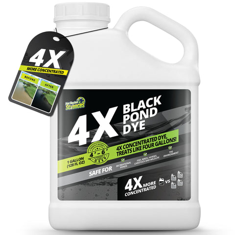 Not Rocket Sciences pond dye bottle pour delivers controlled edge application for even color.