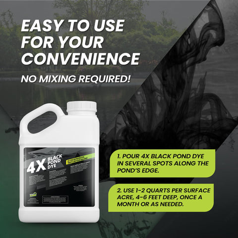 Not Rocket Sciences pond dye ecosystem-friendly formula supports birds and wildlife.