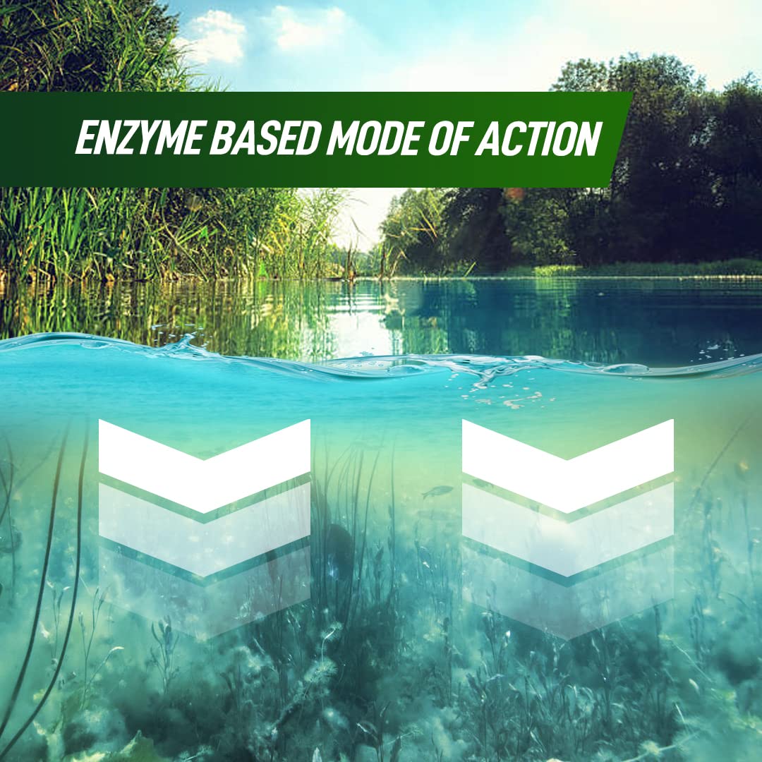 Not Rocket Sciences wildlife-safe label indicating non-toxic pond formula