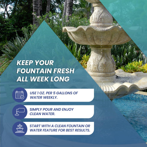 Not Rocket Sciences Water Fountain Cleaner suitable for indoor and outdoor use, enhances clarity.