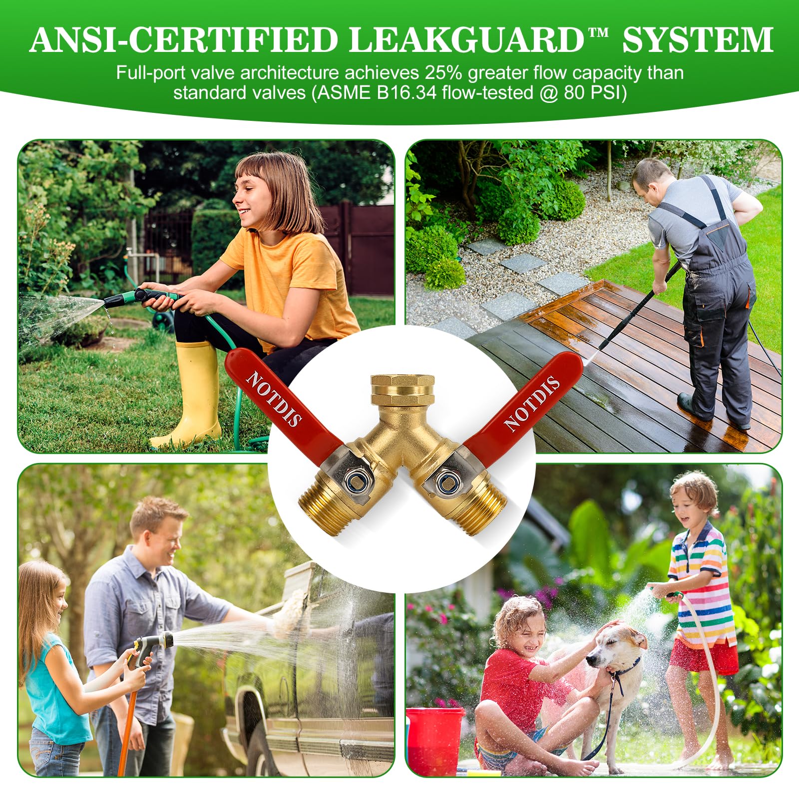 NOTDIS garden-hose-splitter-quality-guarantee comes with reliable after-sales support.