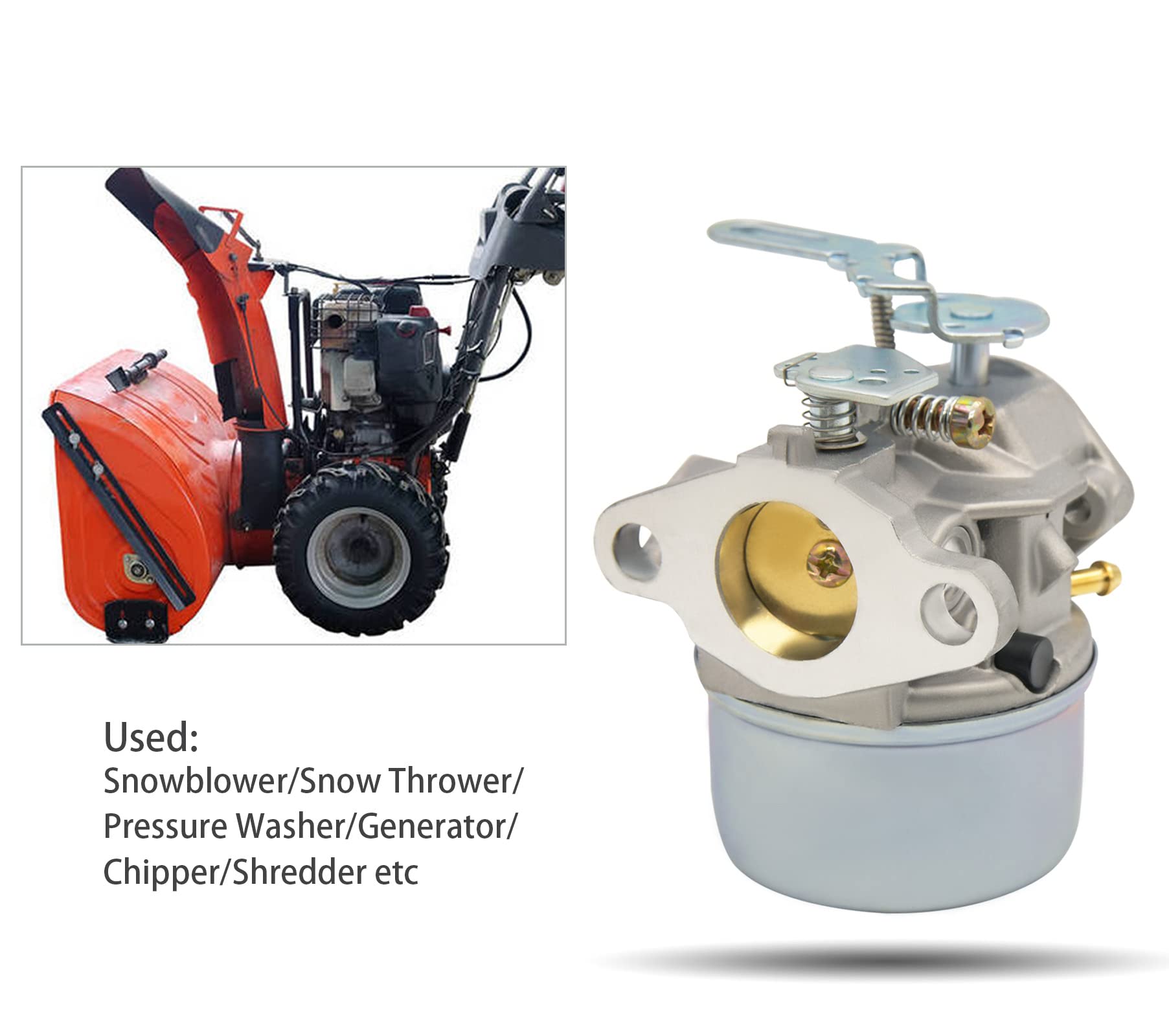 NOTETOUPT 640084B snow blower compatibility chart image, fits multiple Tecumseh and Craftsman models.