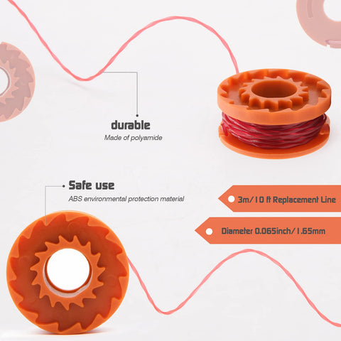 NOTETOUPT WA0010 spool packaging displaying 12 spools and a cap