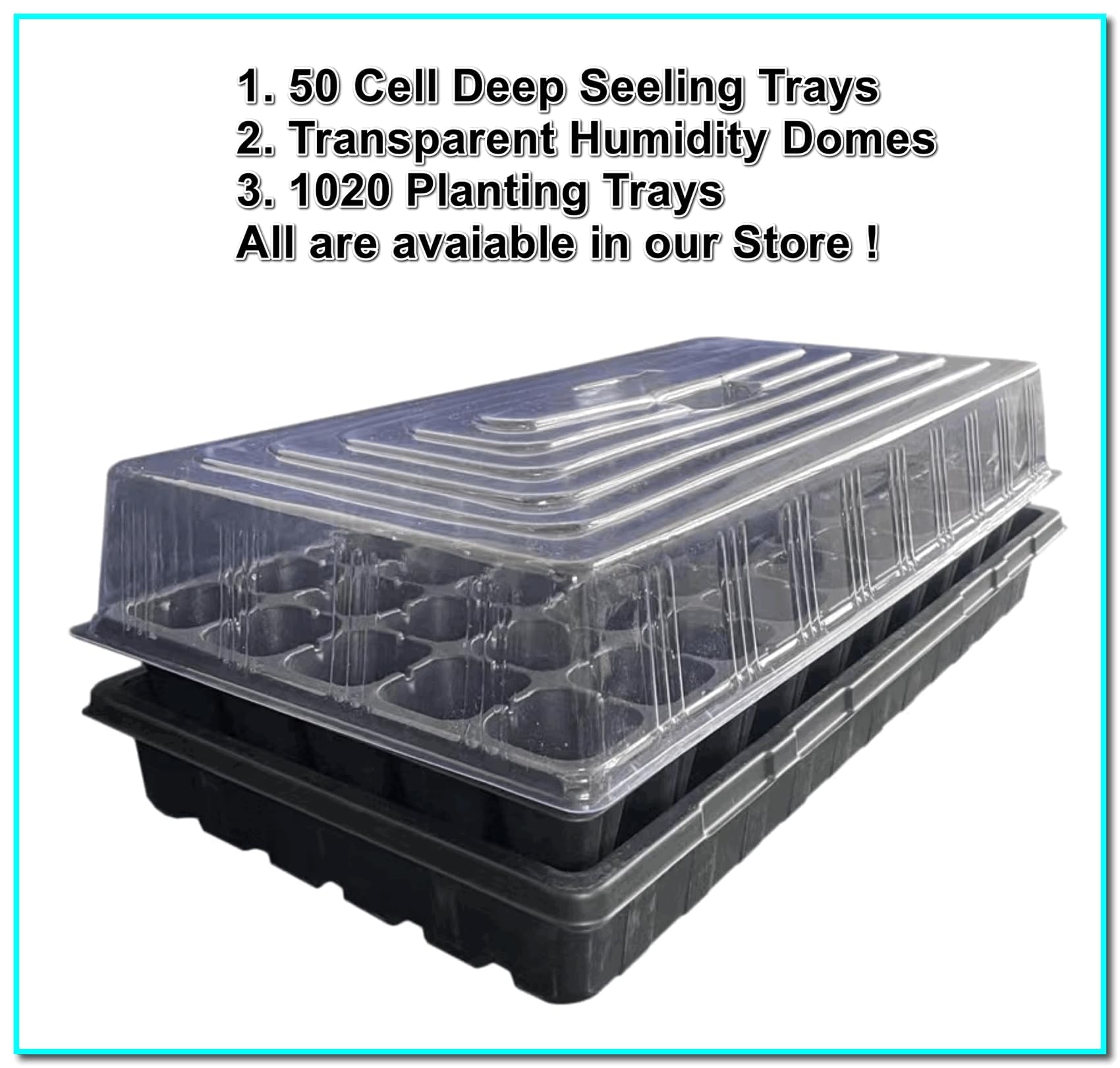 Nothers RooTrimmer 10-pack thick trays stacked for long-term use.
