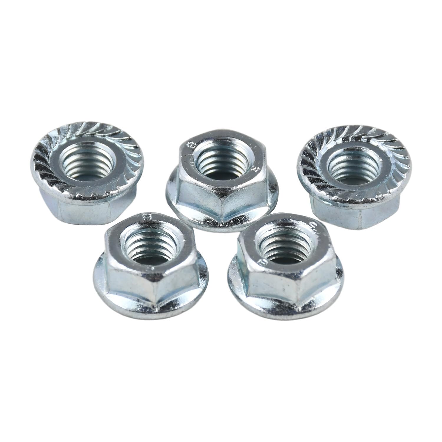 Notonmek 531300382 chainsaw bar nut 13mm – five-pack for secure bar alignment.