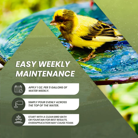Not Rocket Sciences Easy Dosage Guide demonstrates 1-ounce per 5 gallons per week.