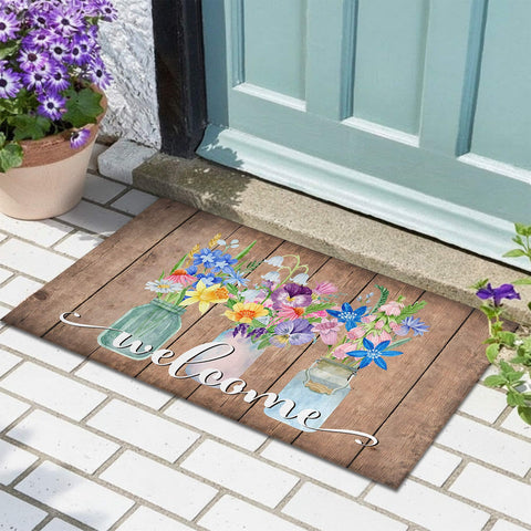 Noulmea non-slip backing keeps the mat in place