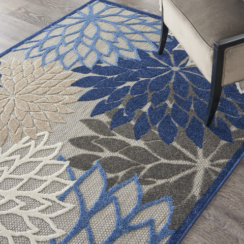 Nourison Aloha 0.25-inch pile detail for a subtle textured feel