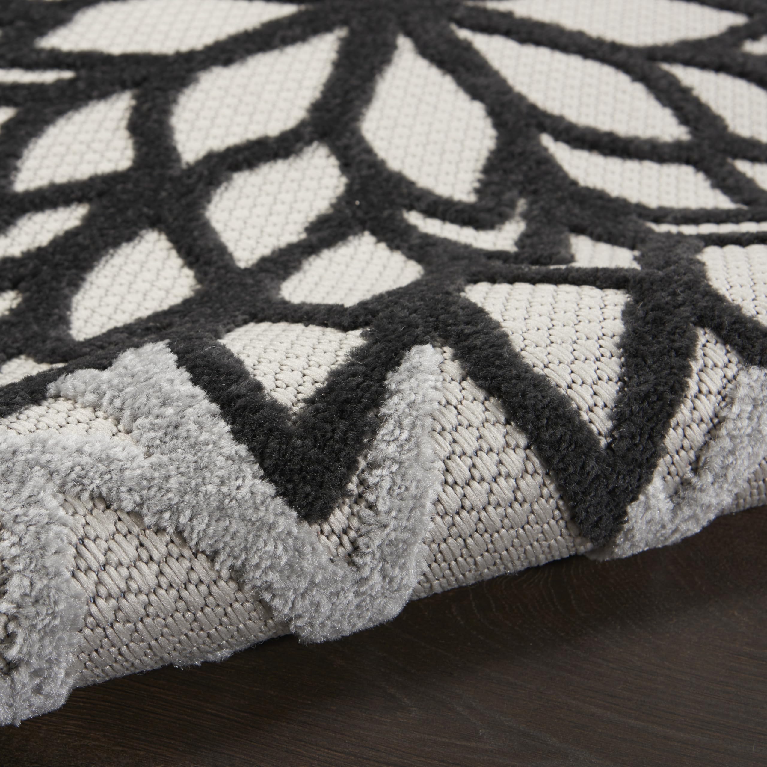 Nourison Aloha ideal high-traffic rug for living rooms or patios.