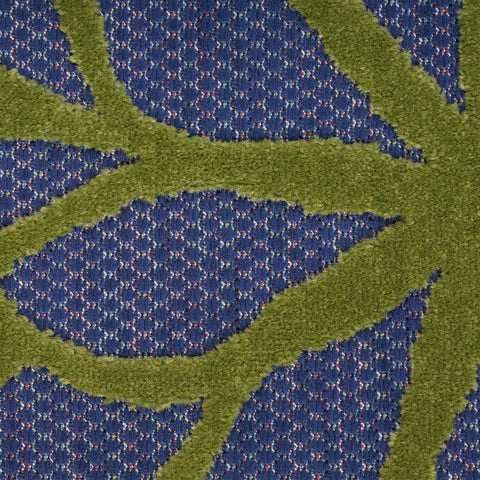 Nourison Aloha indoor-outdoor rug pairs well with patios and entryways.