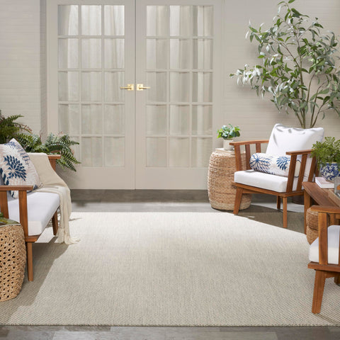 Nourison Courtyard flat weave rug viewed for versatile indoor-outdoor use