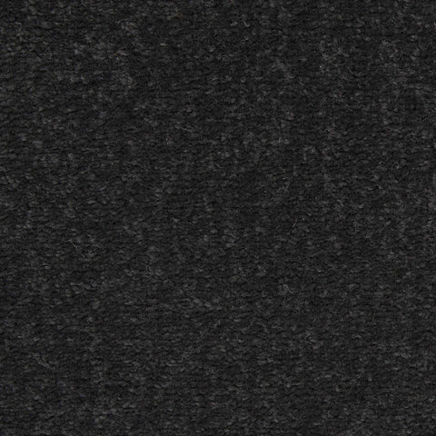 Nourison Essentials Black soft-hand feel adds comfort underfoot.