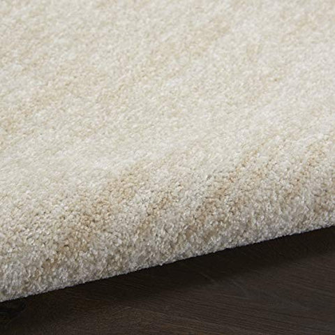 Nourison Essentials serged-edge-detail confirms sturdy finished look