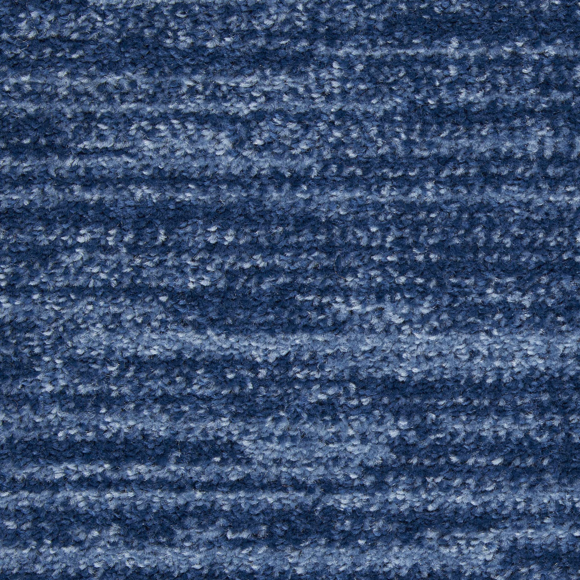 Nourison Essentials navy blue rug close view shows even navy color