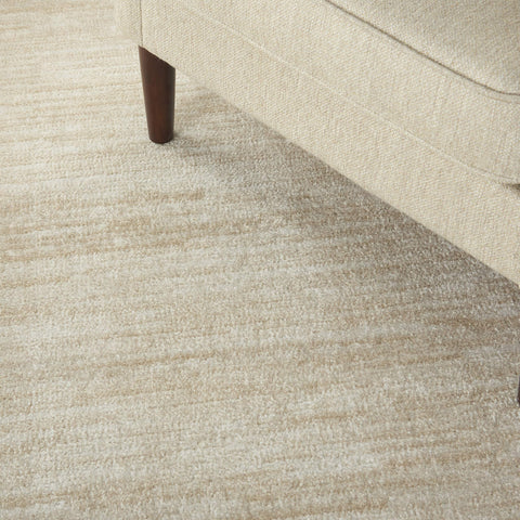 Nourison Home Essentials rug close-up weave showcases durability and soft texture.