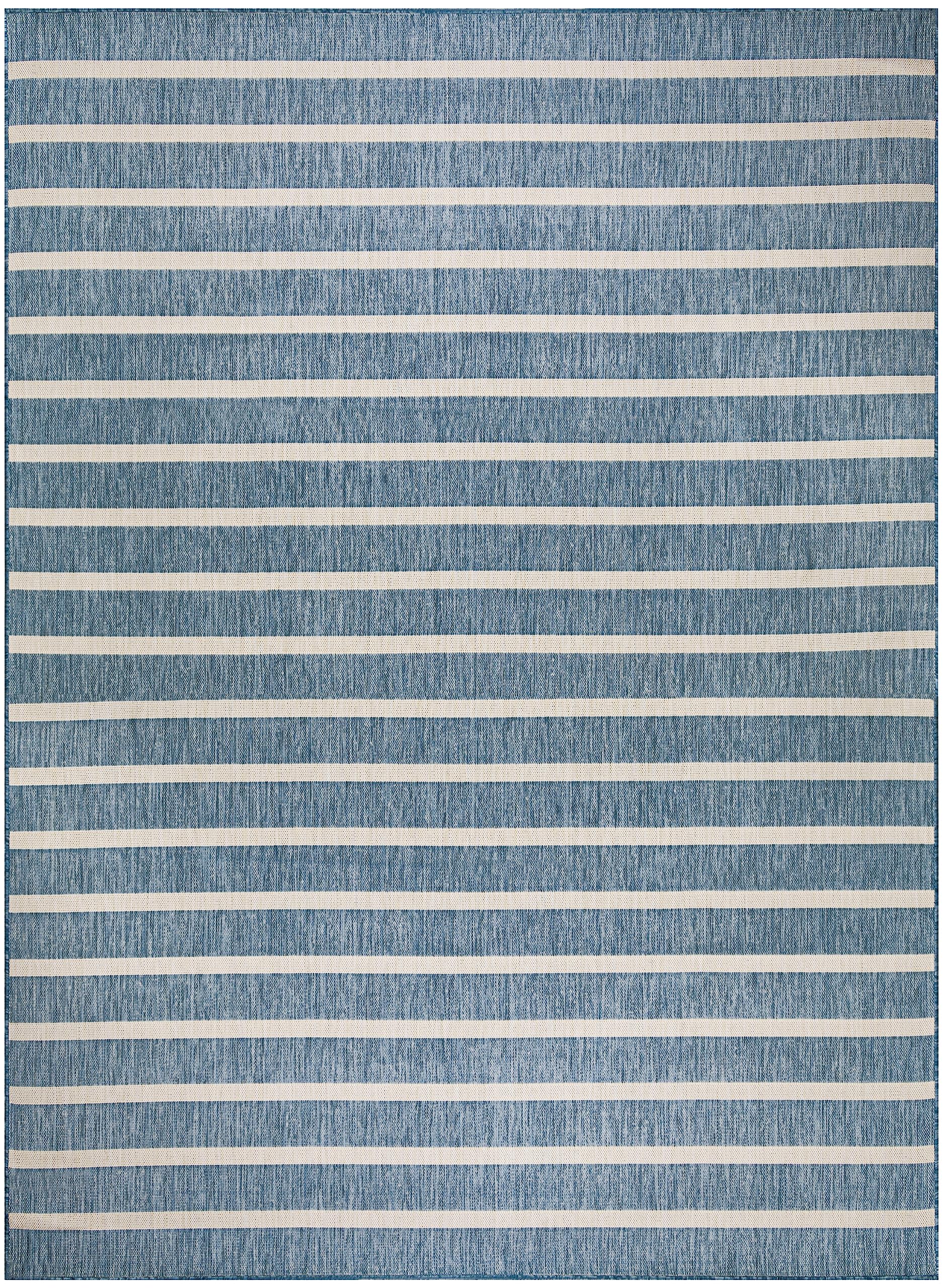 Nourison Positano dining room application with striped rug