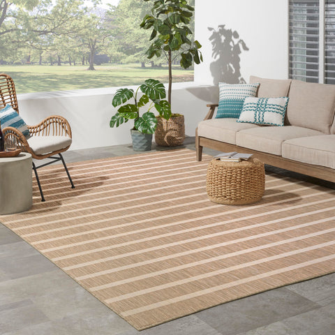 Nourison Positano easy-clean polypropylene, quick hose rinse for busy spaces.
