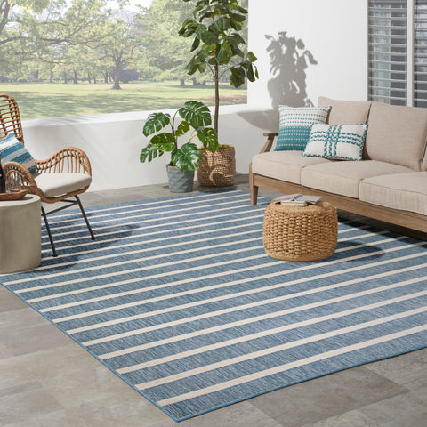 Nourison Positano living room application shows lightweight placement