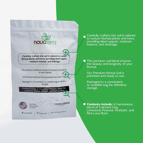Nova-TERRA fertilizer pellets inside the soil mix for starter feeding.