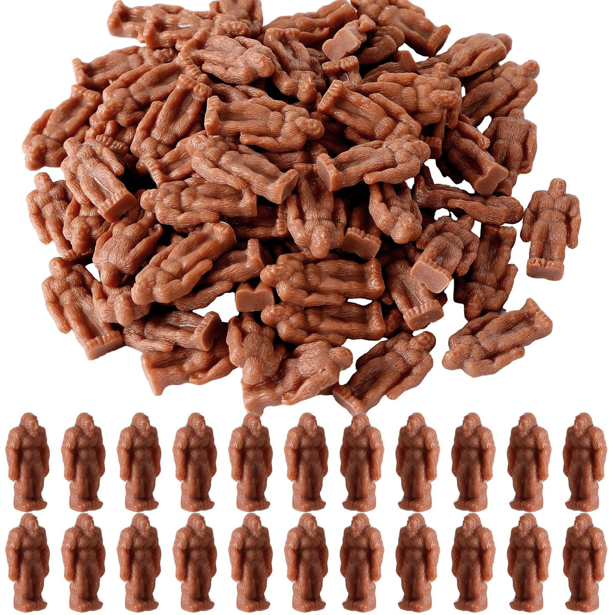 Novabright 80 mini Sasquatch figures brighten desks and shelves.