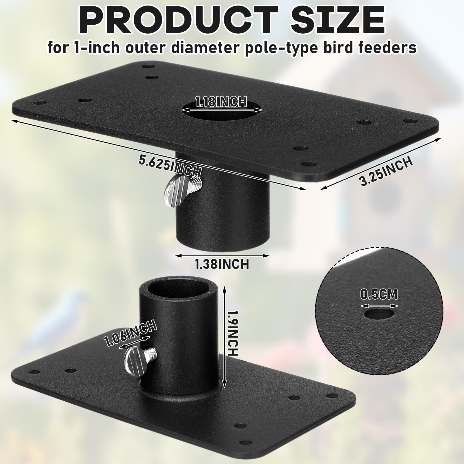 Novabright center-hole design enables easy seed tray installation and accessory mounting.