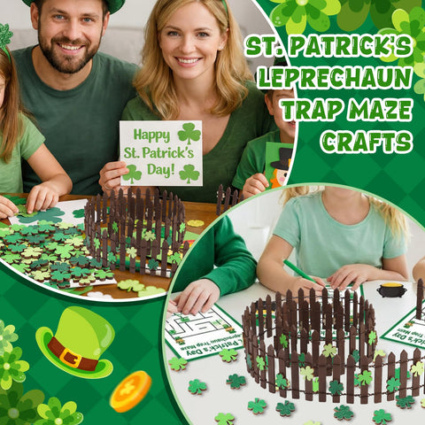 Novabright Leprechaun trap scene sparks imagination and party fun