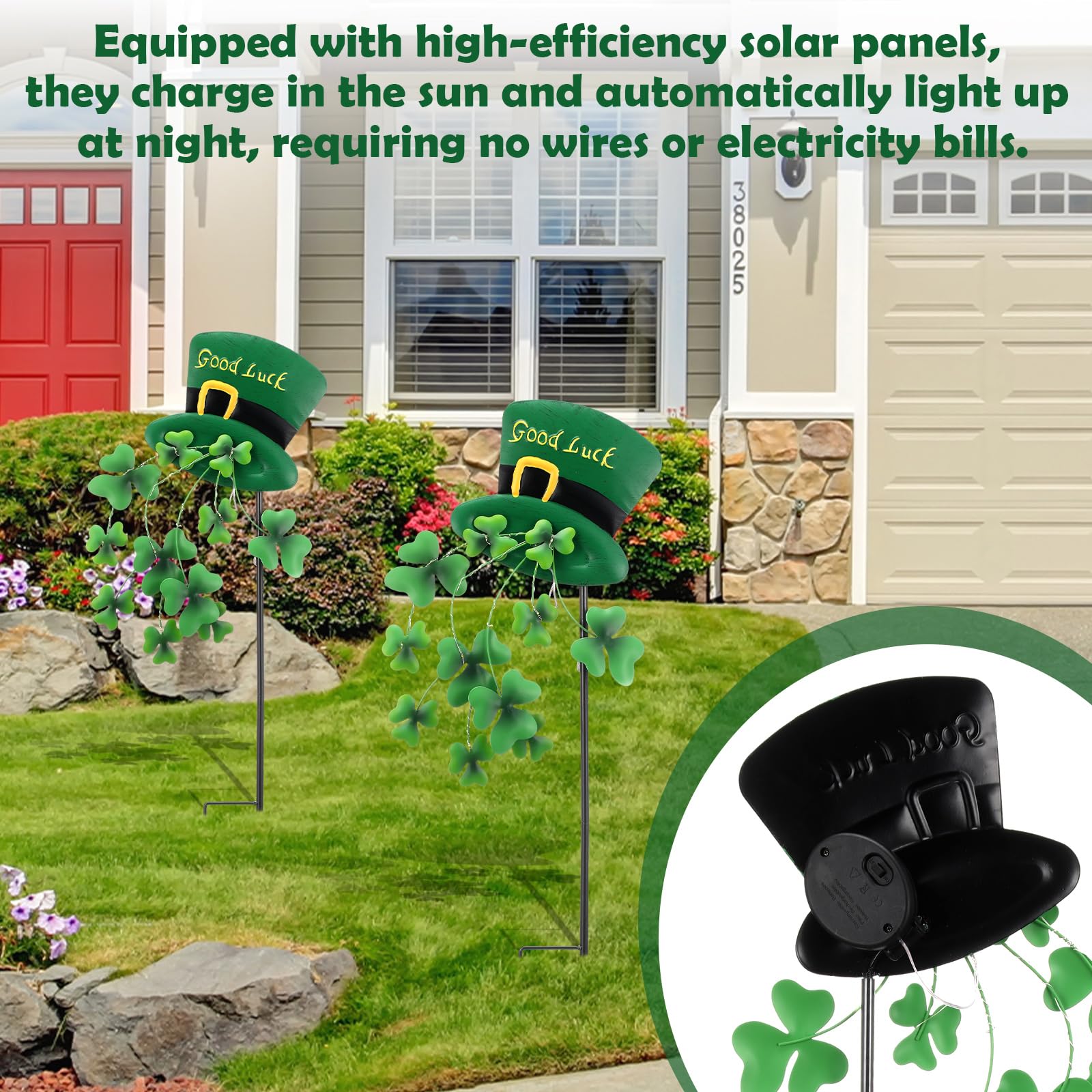 Novabright durable metal stakes withstand outdoor weather