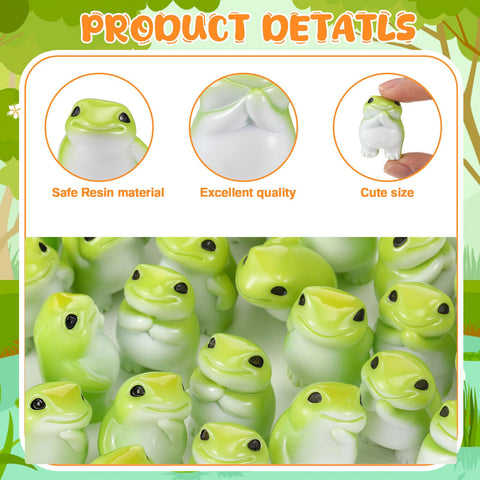 Novabright frog hugging chest creates cute desk or dollhouse accents.