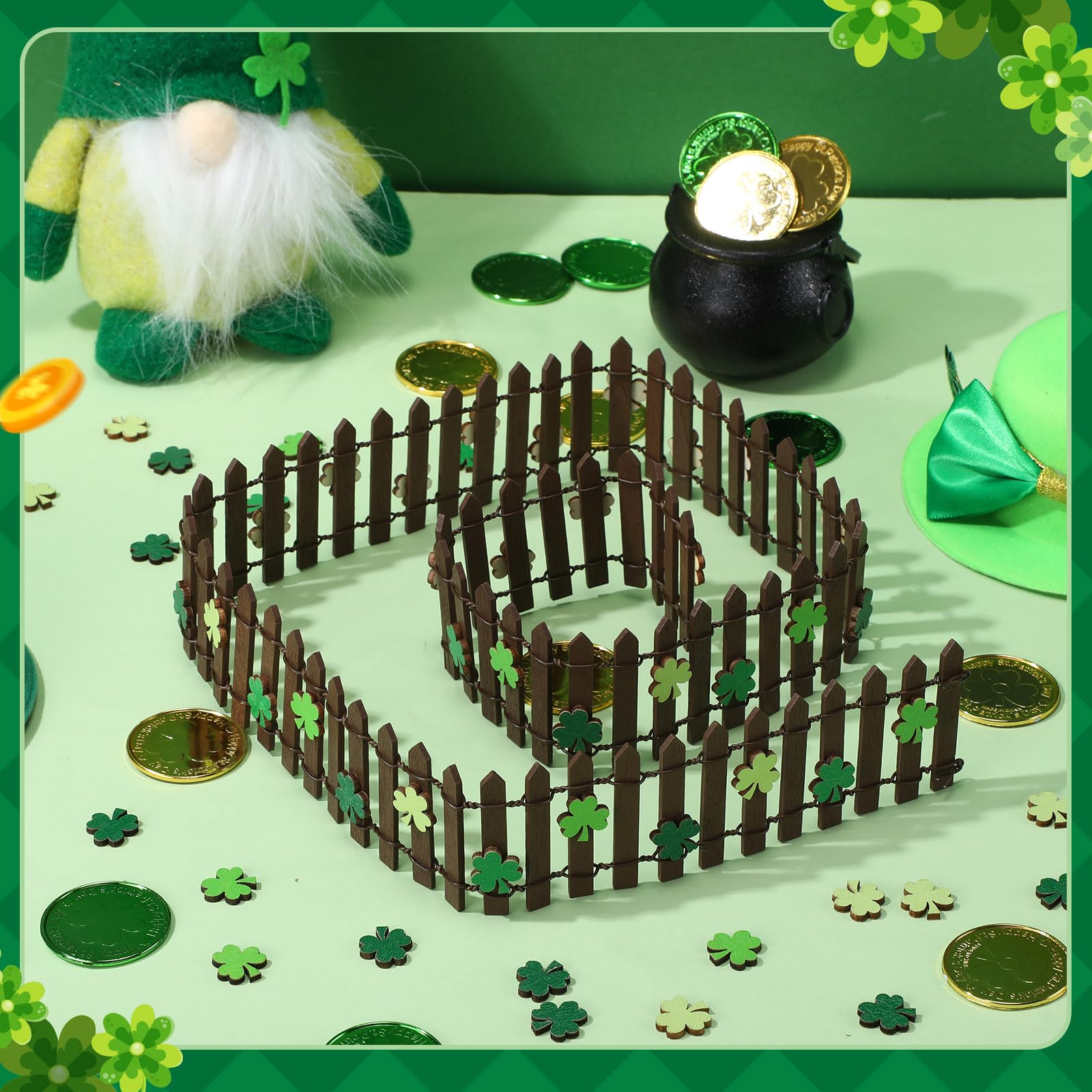 Novabright glue bottles to secure shamrocks quickly