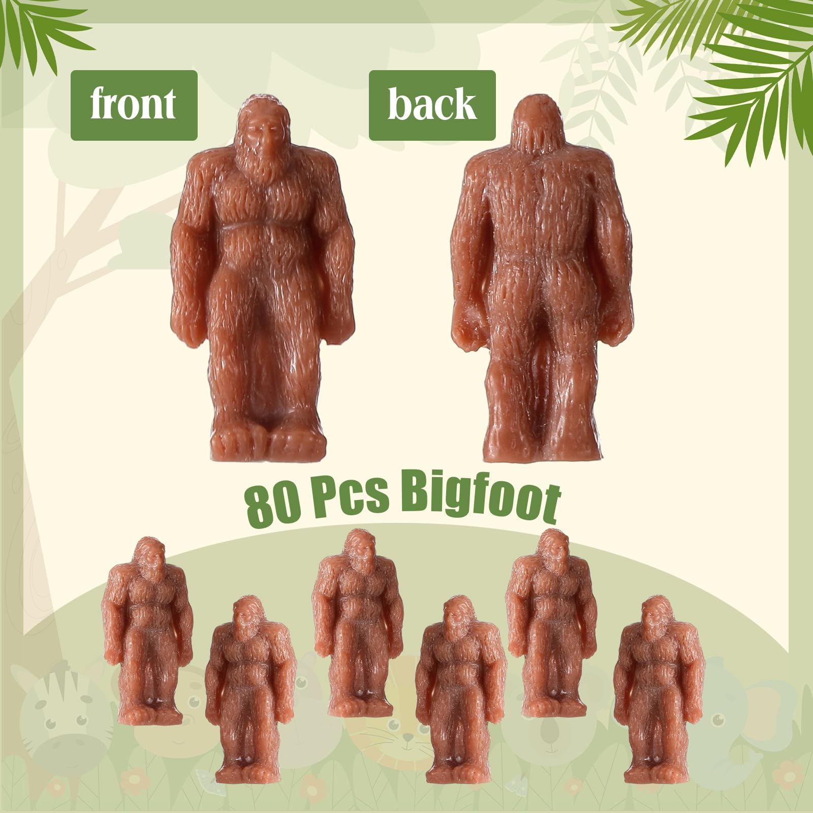 Novabright small Bigfoot party decor for playful events.