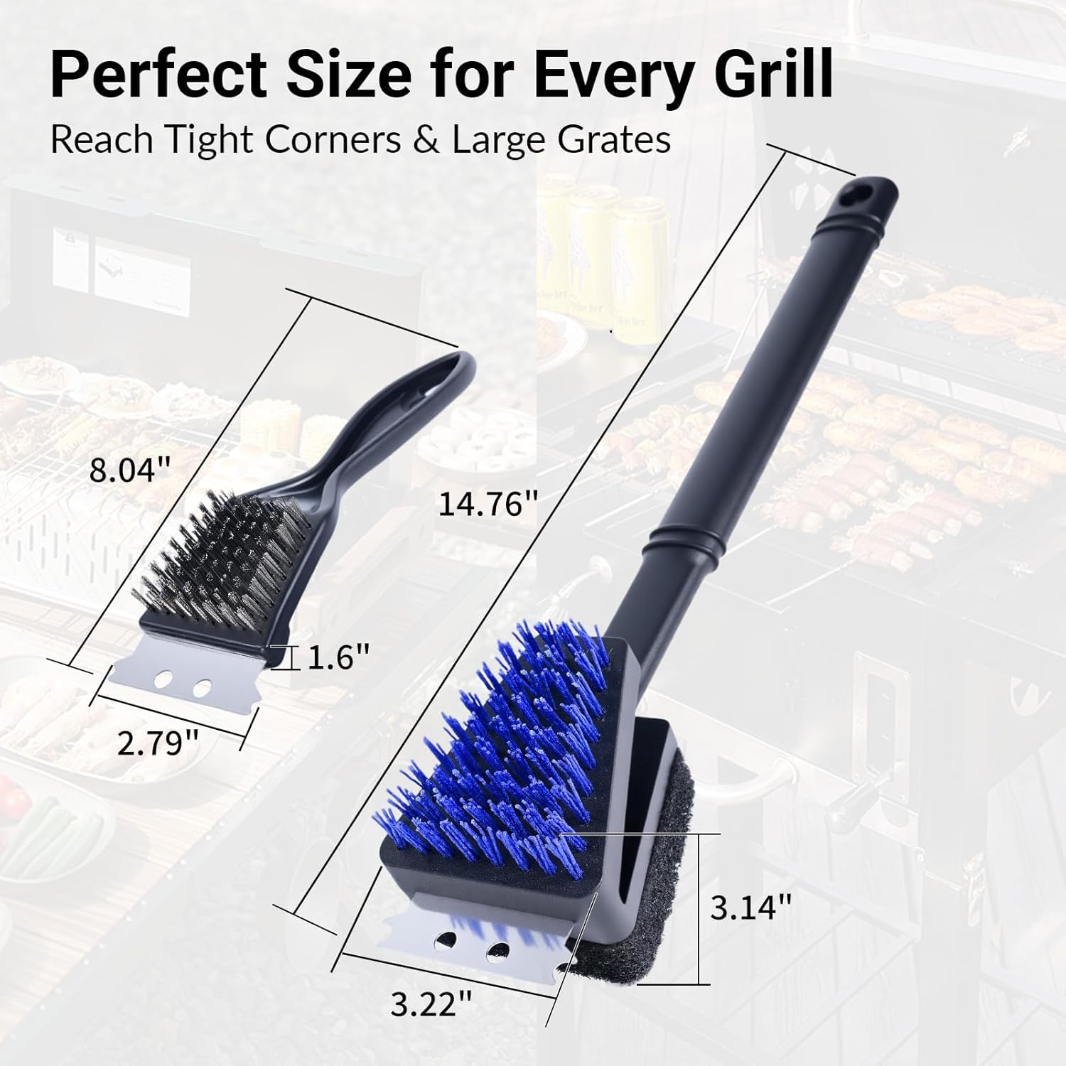Novaspark complete grill cleaning kit for versatile maintenance