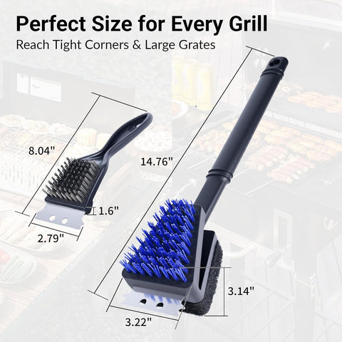 Novaspark complete grill cleaning kit for versatile maintenance
