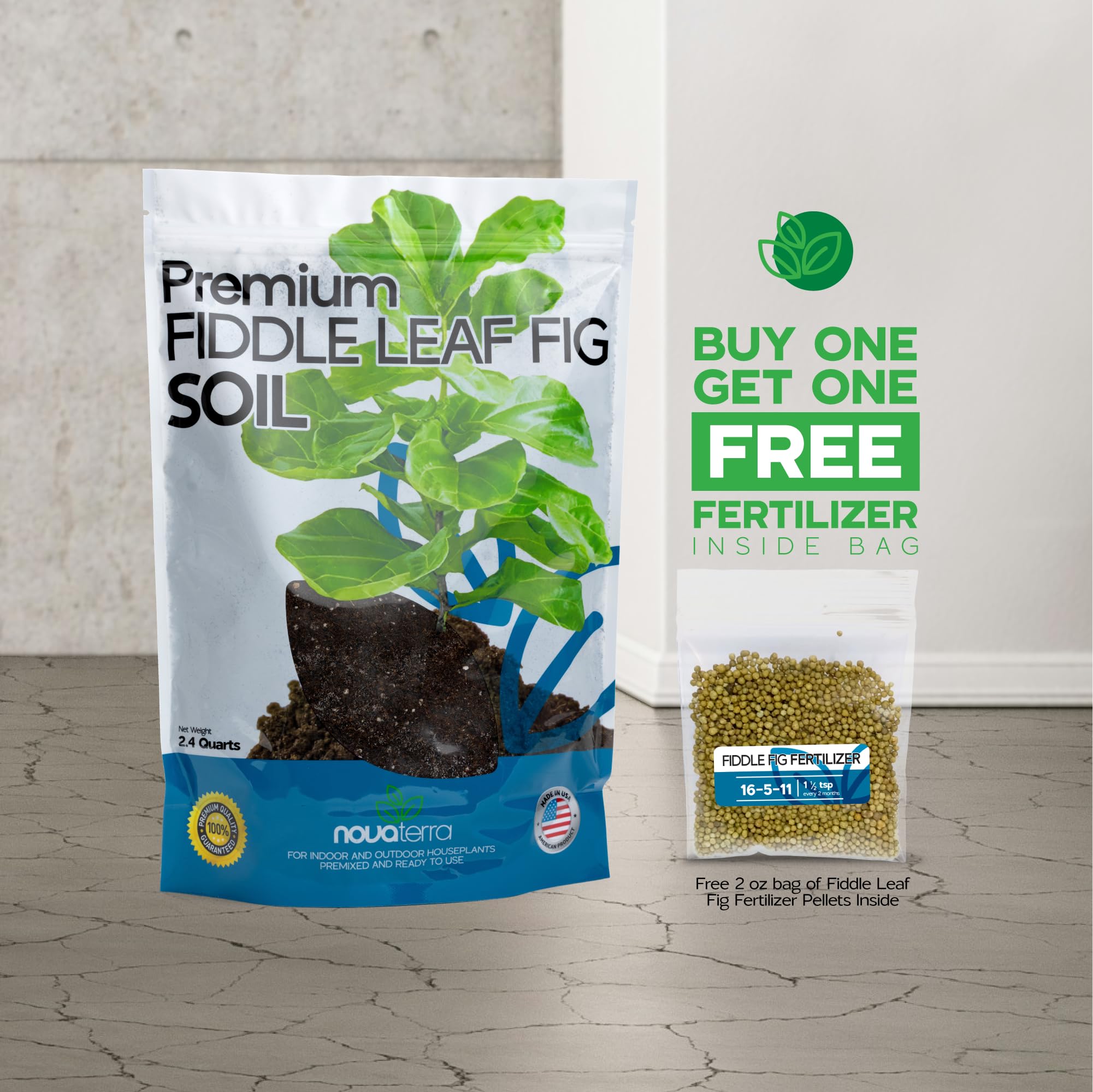 NOVA-TERRA perlite drainage improves air and moisture balance for healthy roots.