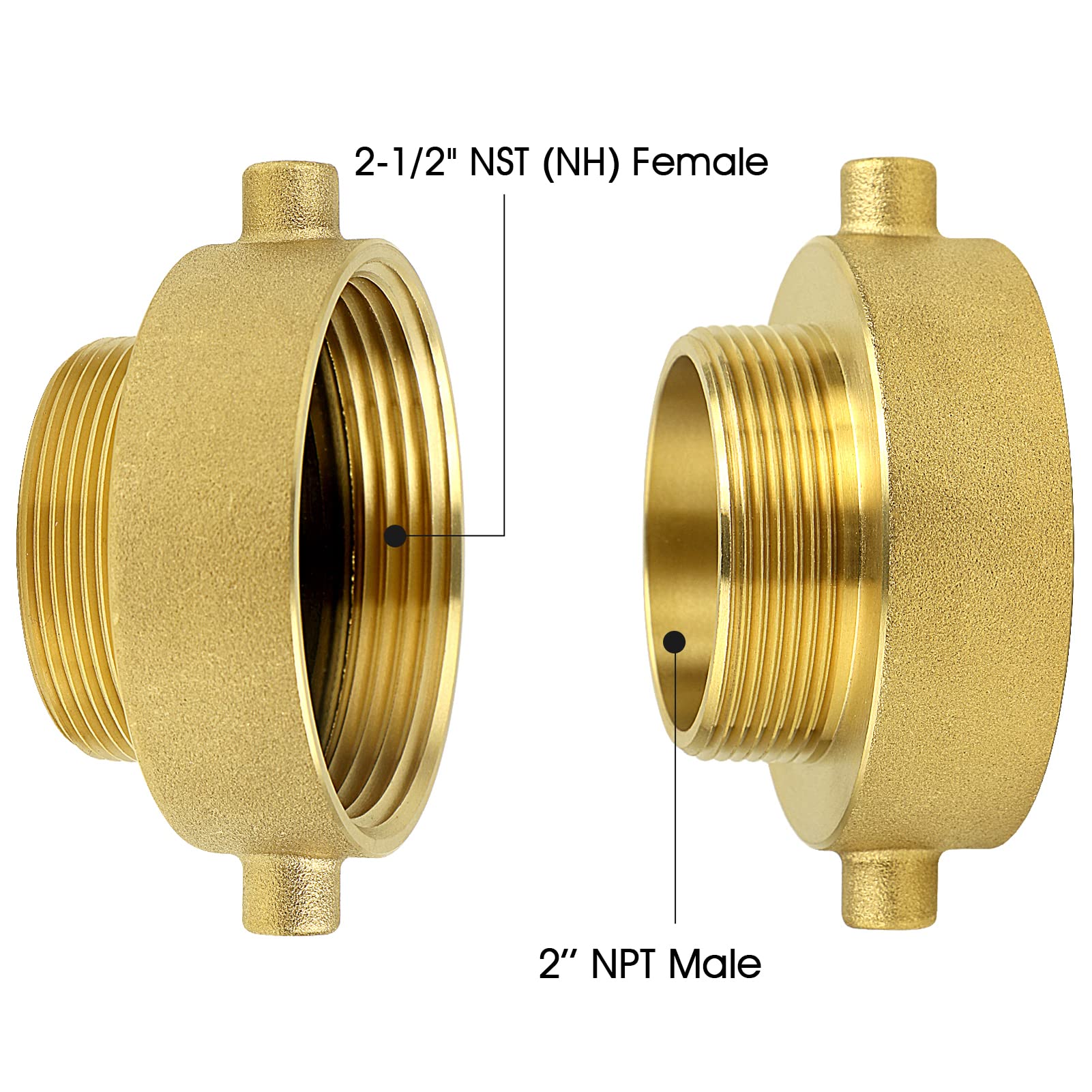 NOVINO brass construction emphasizes durability for outdoor use