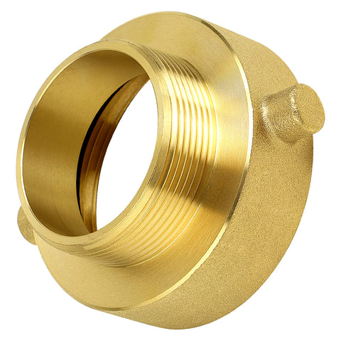 NOVINO brass hydrant adapter with 2-inch NPT male for sturdy hose fittings