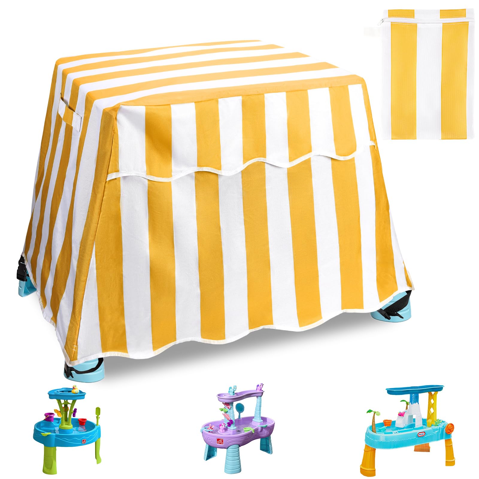 NOVWANG kids water table cover Step2 fit protects from wind and rain, easy to use