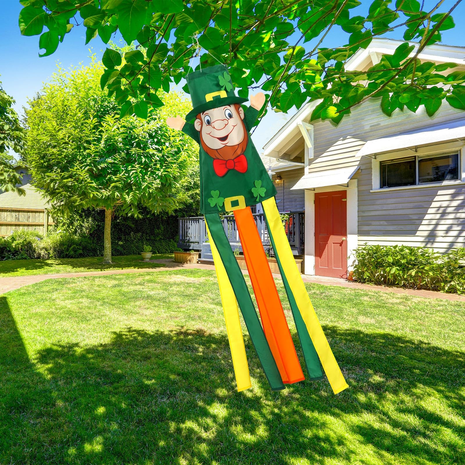 NOVWANG heavy-duty windsock ideal for gardens, yards, patios, or terraces
