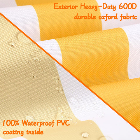 NOVWANG 600D Oxford fabric offers durability against daily use and elements